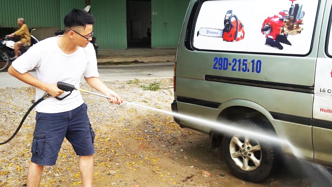 Máy Rửa Xe Nhật Bãi Aritmisu OK 7HP Piston Sứ | Áp Lực Mạnh Khủng Khiếp