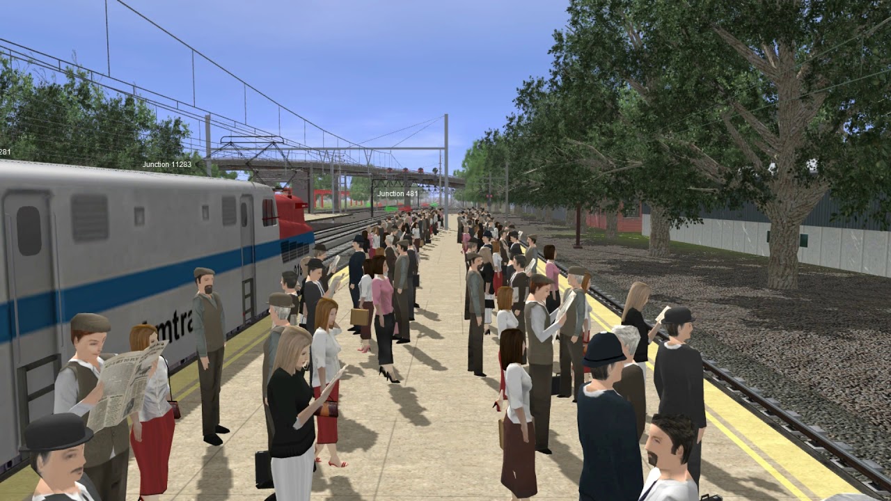 Trainz Railfanning Pt 175: Newark International Airport Station, NJ Transit, Amtrak