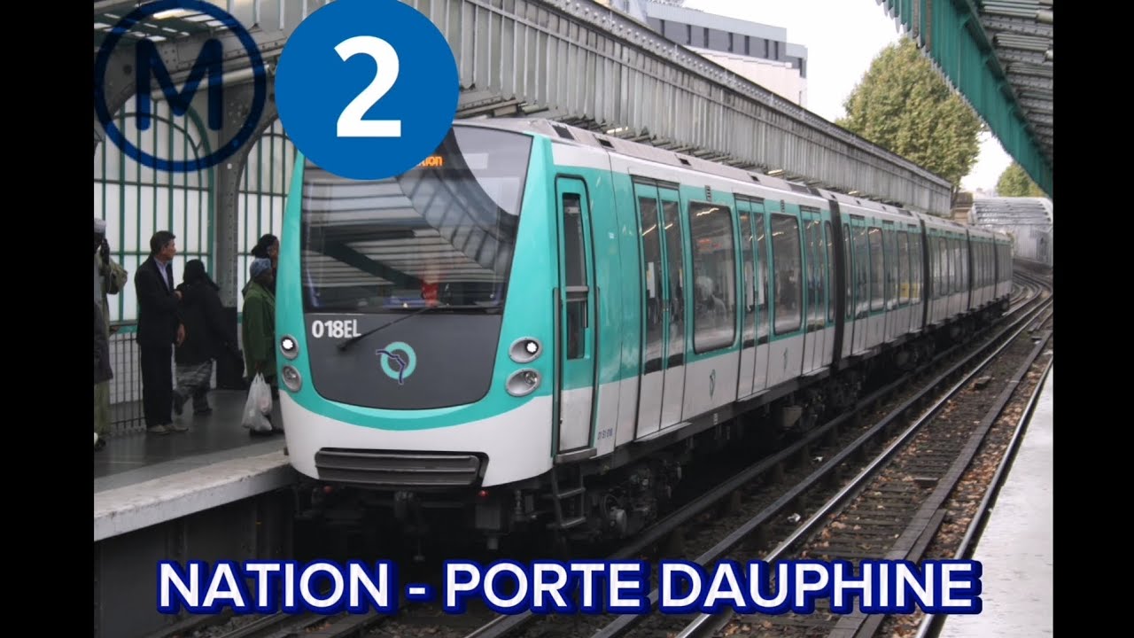 LIGNE 2 TRAJET DE NATION A PORTE DAUPHINE EN MF01