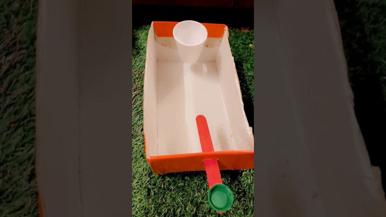 DIY basketball ball game with shoe box|watch till end|#shorts