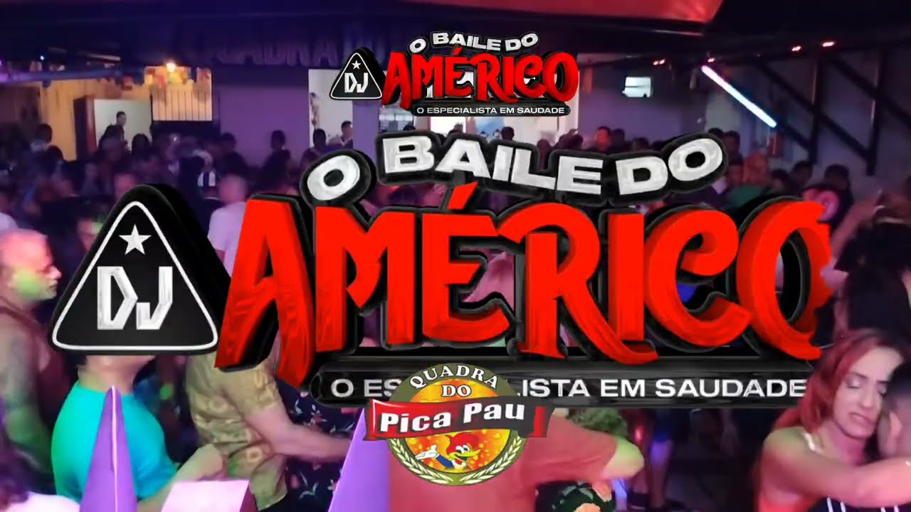 DOMINGUEIRA DE SAUDADE COM O BAILE DO DJ AMÉRICO NA QUADRA DO PICA-PAU. SÓ AS PEDRAS DA SAUDADE.