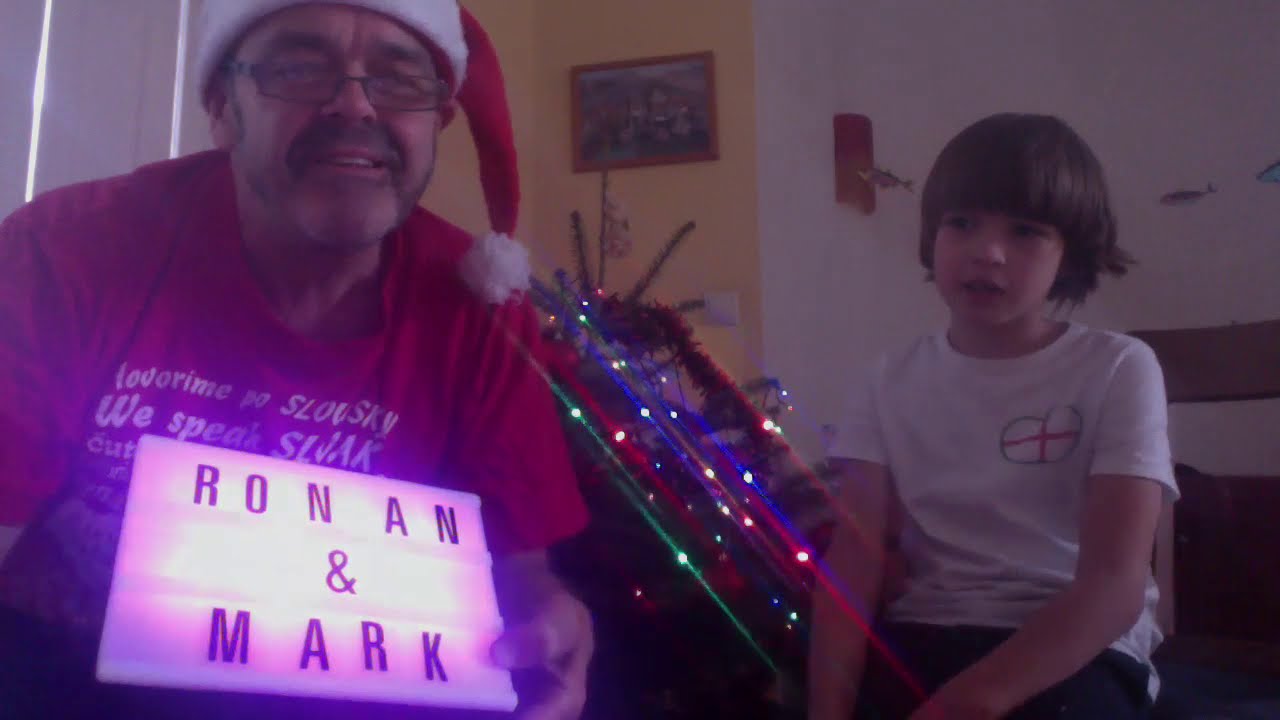 Dreaming of and Sending you a White Budapest Christmas and a Cracking Joke from Mark and Ronan!