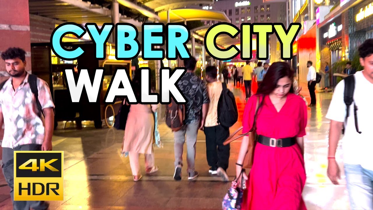 Cyber City Gurgaon Walk | Evening Ambience 2025