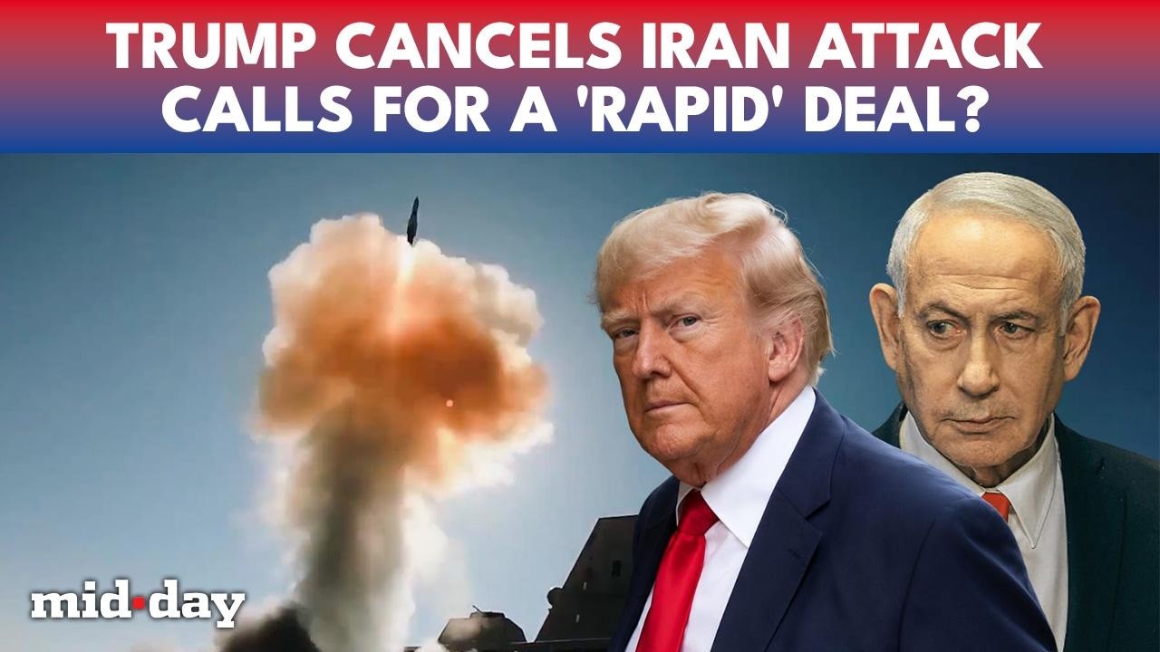 Trump Hits PAUSE On Iran War Plan, Netanyahu Joins Final Push For Landmark Peace Deal | WATCH