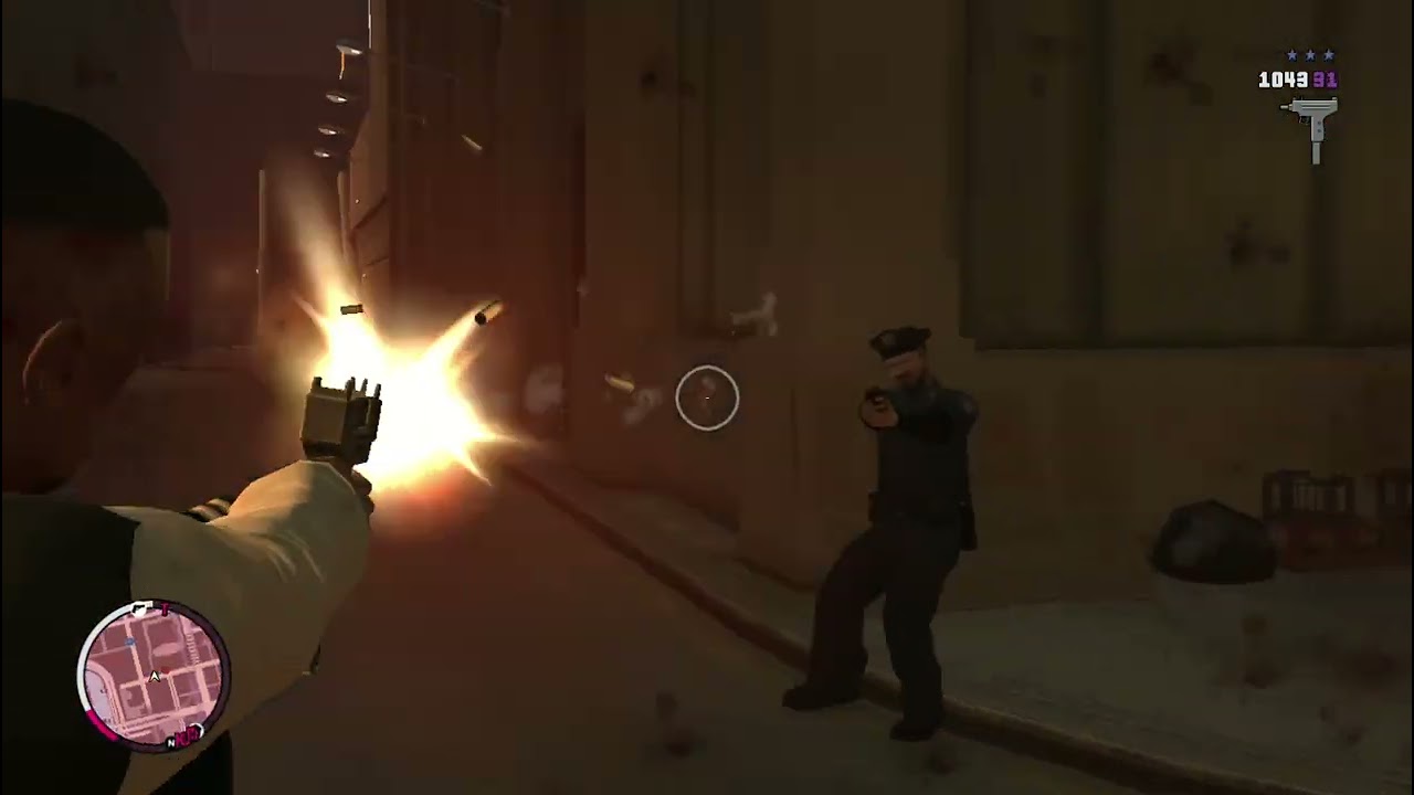 Gta TBOGT fighting with police