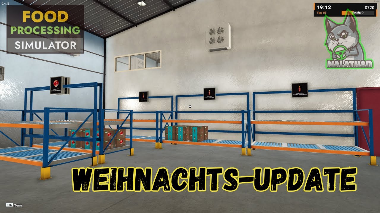 Food Processing Simulator &ndash; Erstmal alles aufr&auml;umen und neu aufbauen