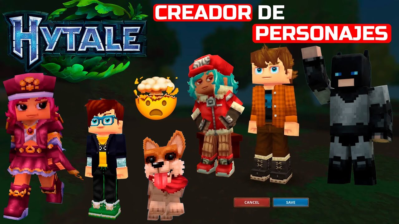 El Creador de Personajes de Hytale es una LOCURA!😮​🤯​