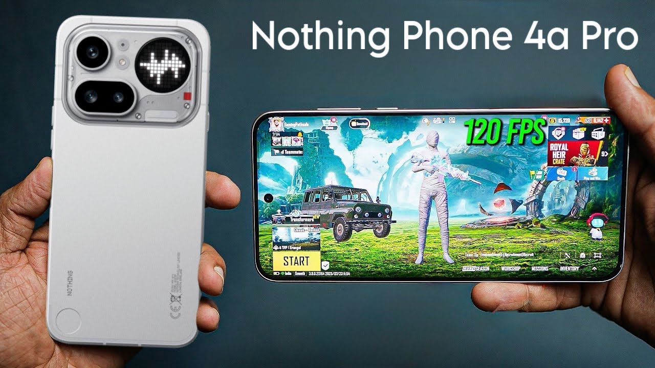 Nothing Phone 4a Pro Pubg Test | Nothing Phone 4a Pro Gaming Test | Nothing Phone 4a Pro Bgmi Test |
