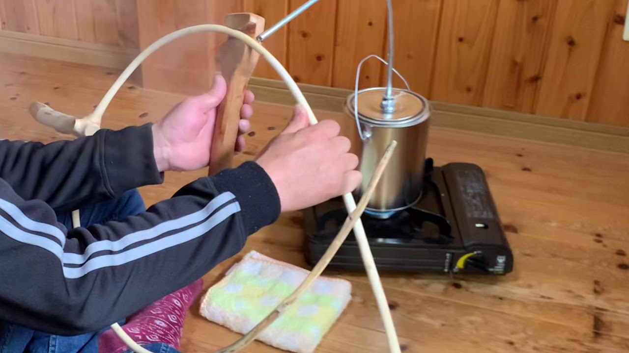 【本流タモ】を作る ①原木〜枠形成