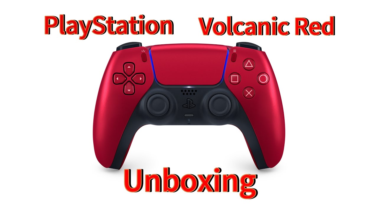 PlayStation Volcanic Red Unboxing