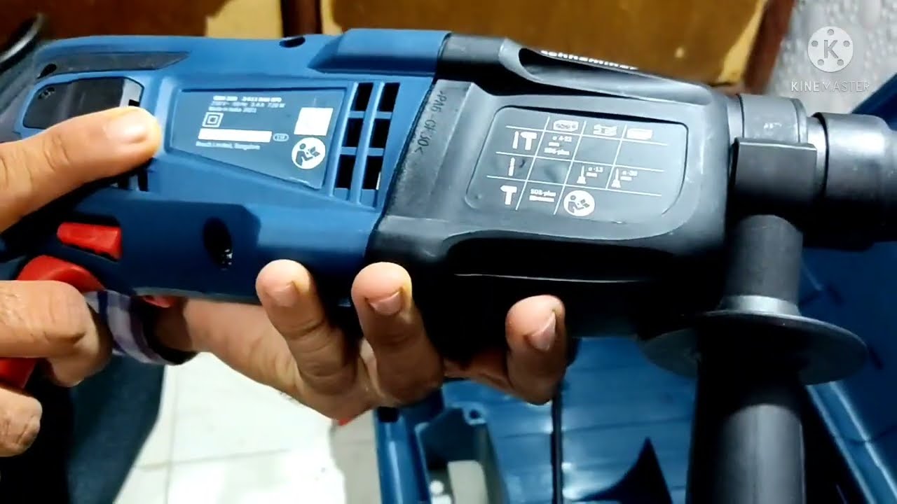 Bosch hammer drill machine GBH220 unboxing and review