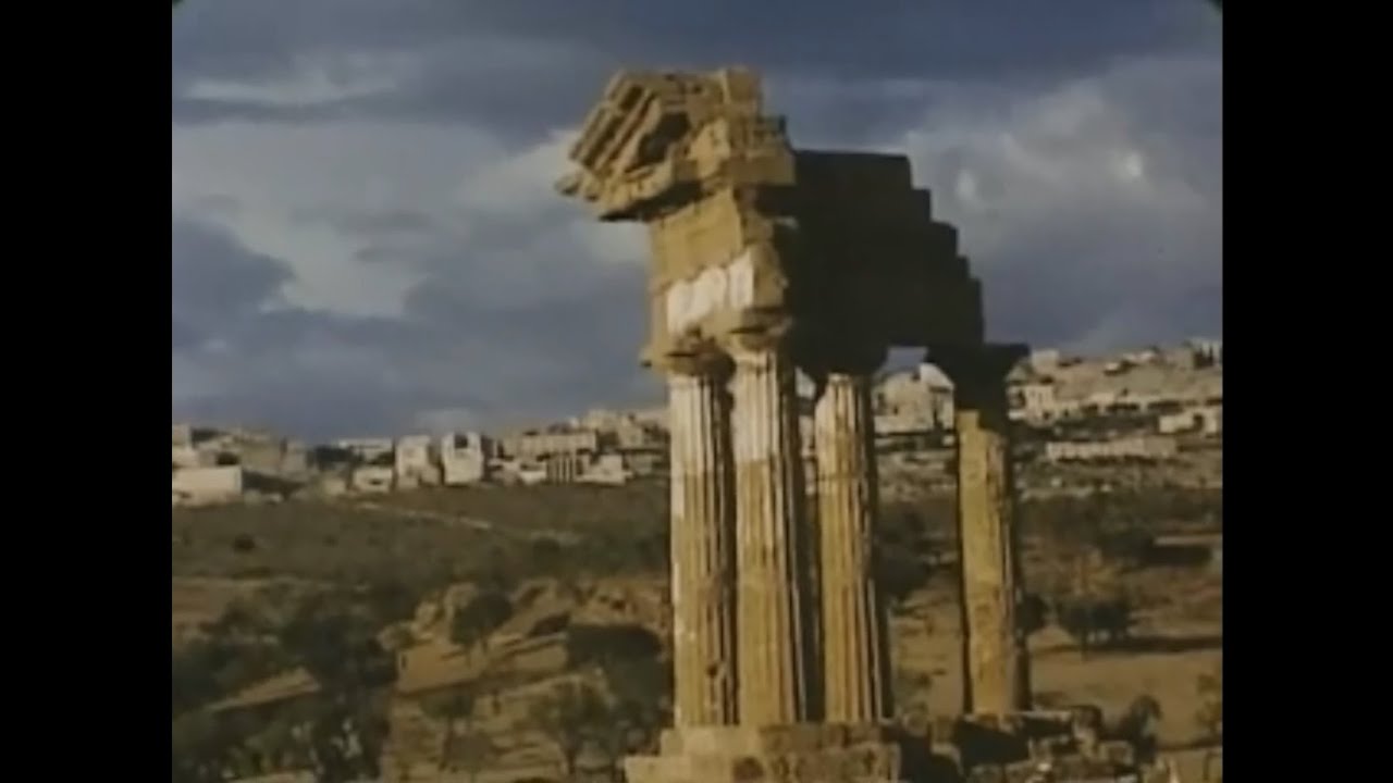 Agrigento in un filmato del 1954