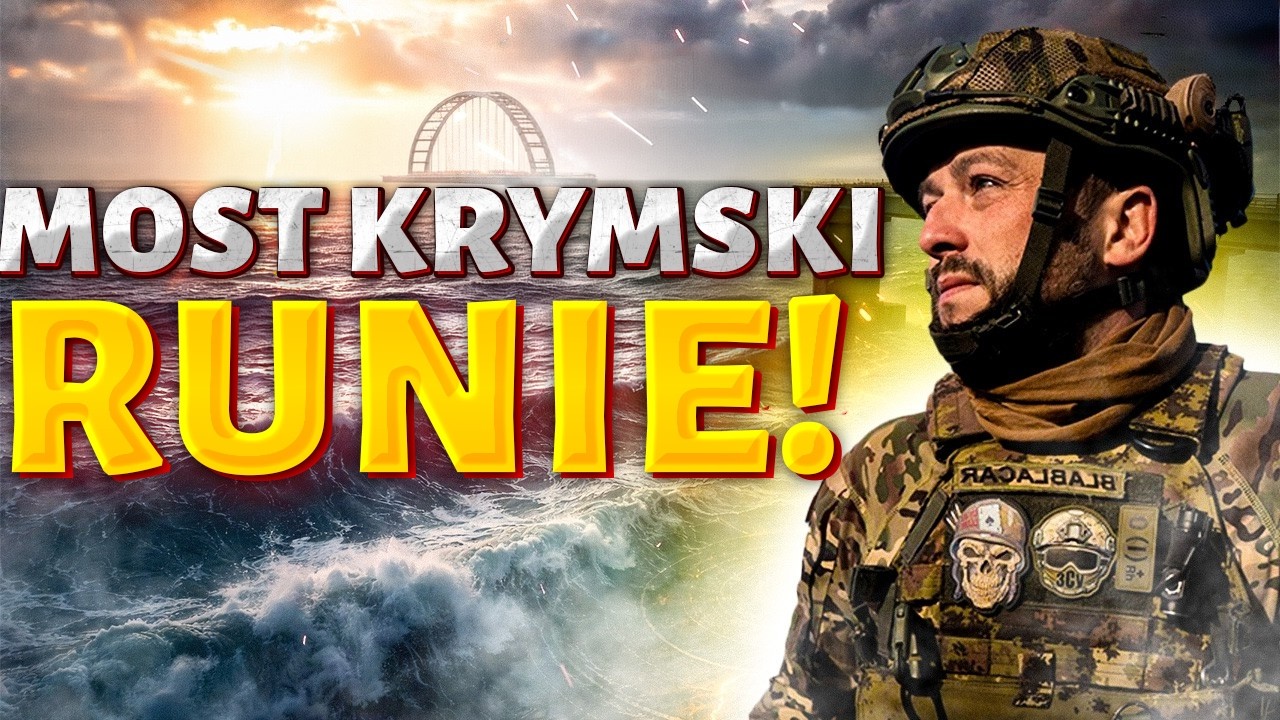 Most Krymski RUNIE! ŻAŁOBA dla Putina: Ukraina ZNISZCZY nielegalną konstrukcję Kremla