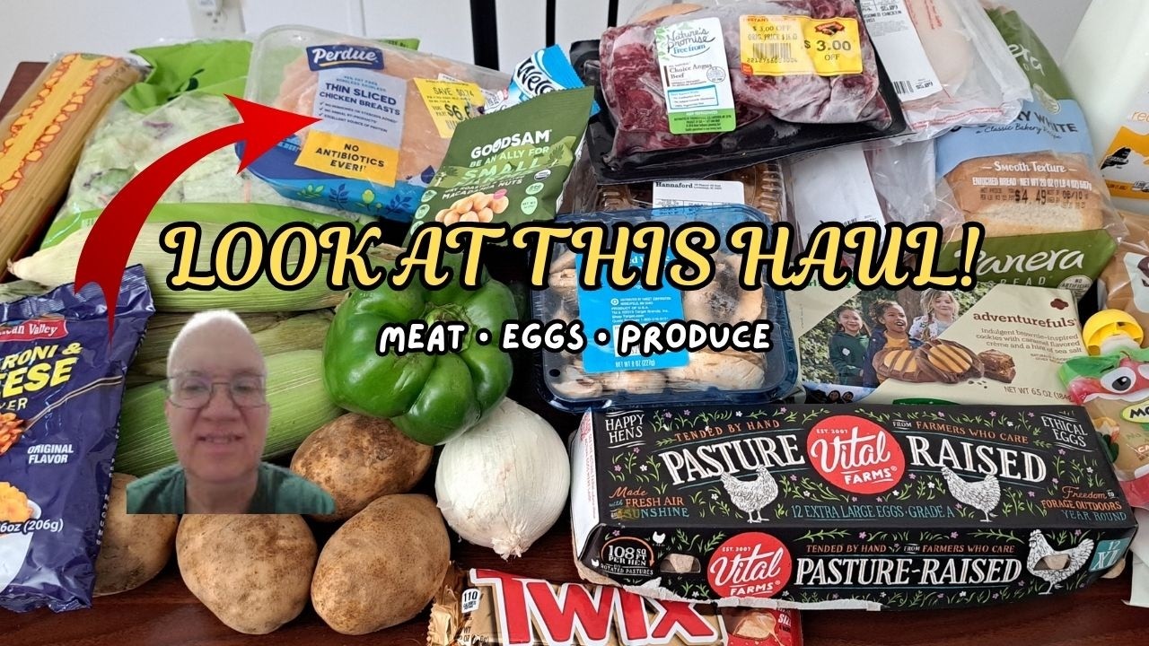 MASSIVE Food Bank Haul | Meat, Eggs, Fresh Produce & Pantry Finds