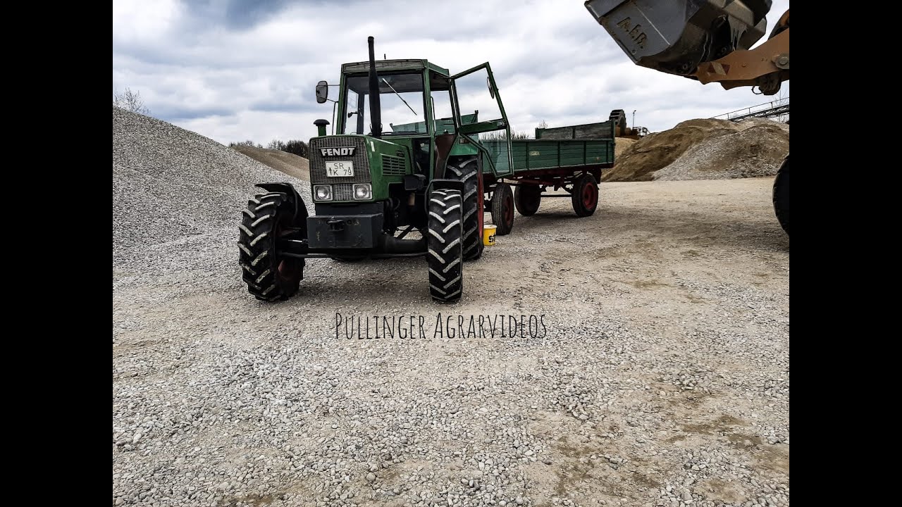 Sand holen mit Fendt Farmer 108 |Sound| und Rohr 2 Seitenkipper