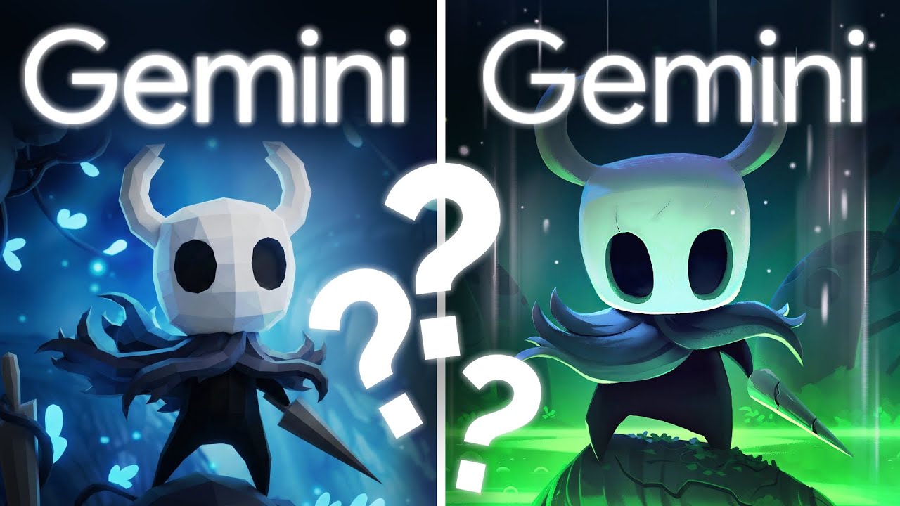 Gemini vs Gemini Criando HOLLOW KNIGHT 3D do ZERO! (?????)