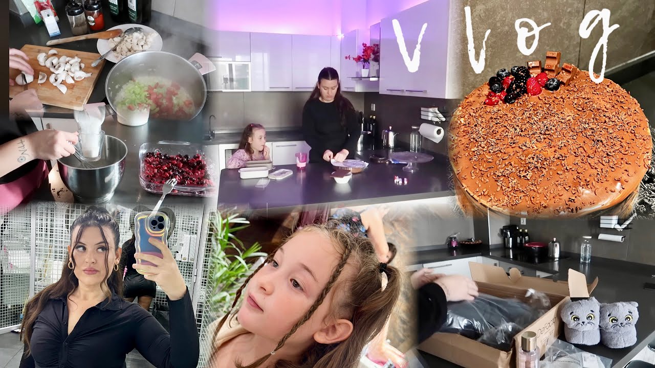 BUNA KİM İNANIR? Mis Gibi Günün Menüleri 💜 Yeni CİCİLER 🛍️NİLDAYLA PASTA YAPTIK #vlog 
