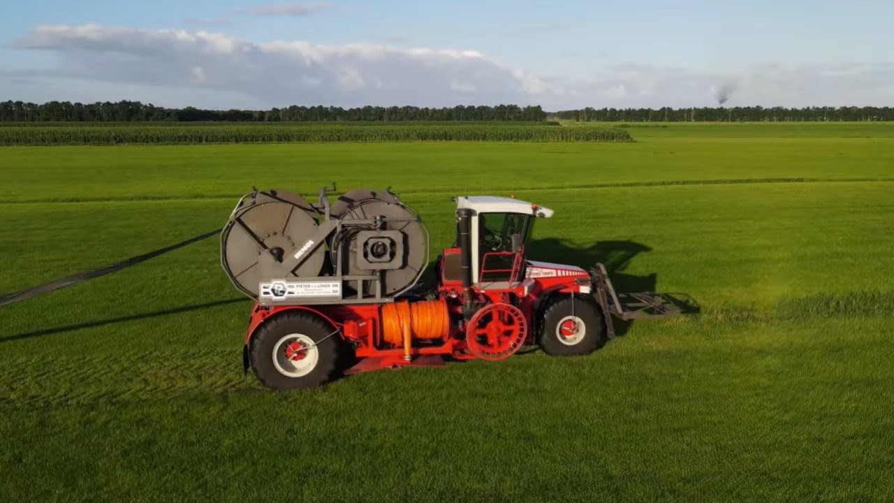 Zes Vervaet Hydro Trikes bij loonbedrijf Pieter van der Linde