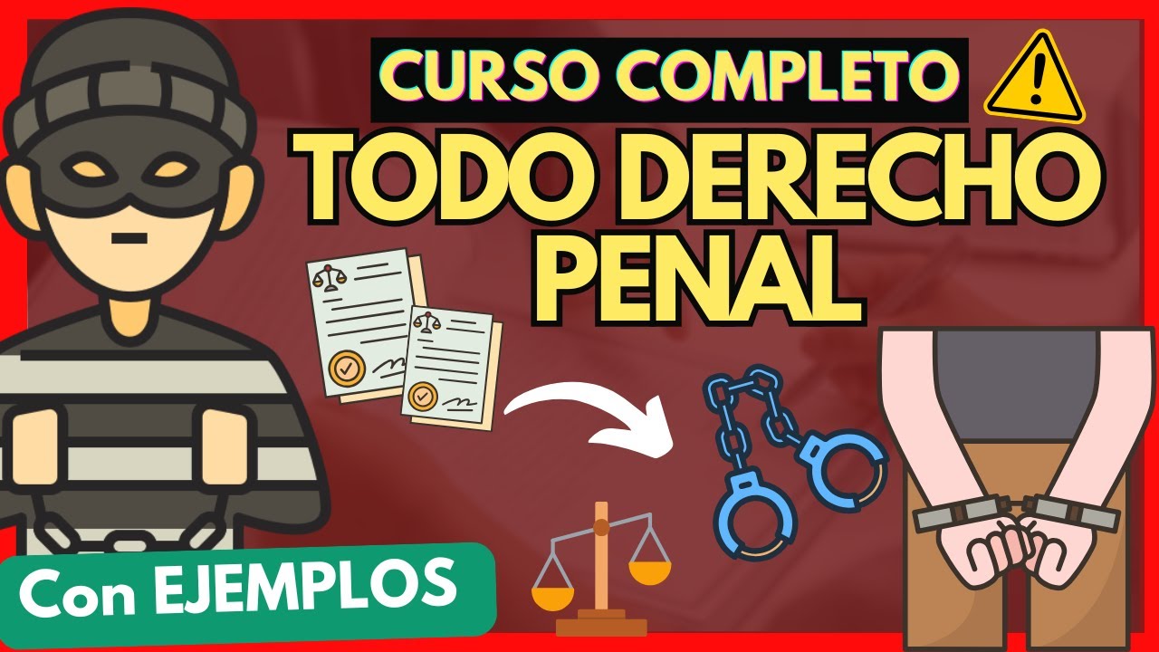🎓 ¡CURSO COMPLETO de DERECHO PENAL GENERAL! | ⏱️ 3 HORAS |  Todo lo que necesitas saber desde cero