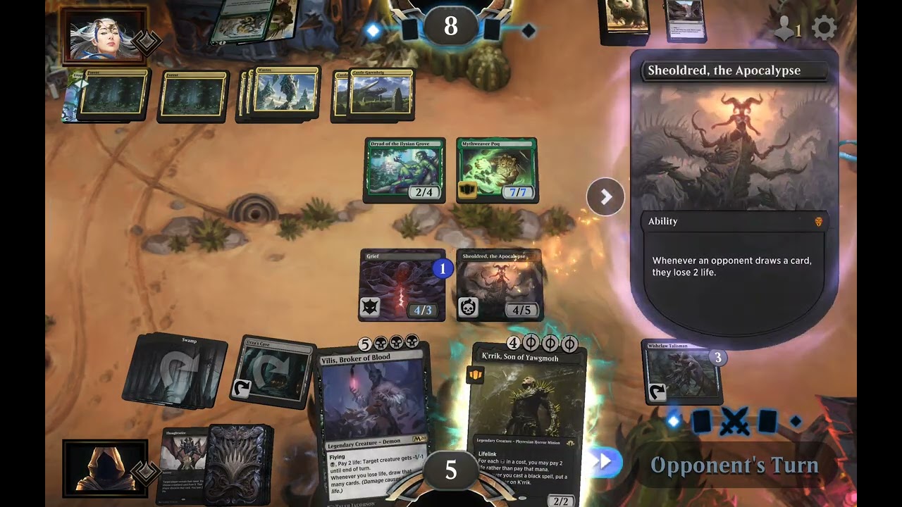 Brawl - K'rrik vs Mythweaver Pocq - MTG Arena