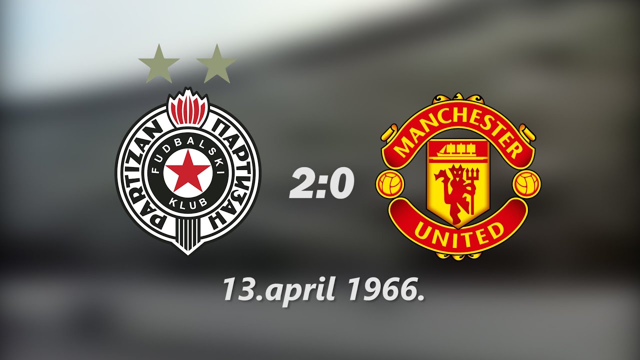 #nadanašnji dan 13.04.1966. Partizan-Manchester United