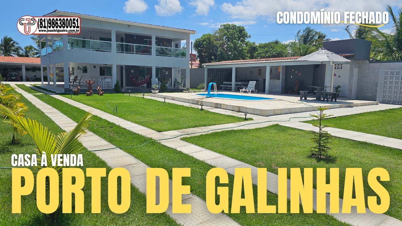 PORTO DE GALINHAS - CASA À VENDA 06 QUARTOS