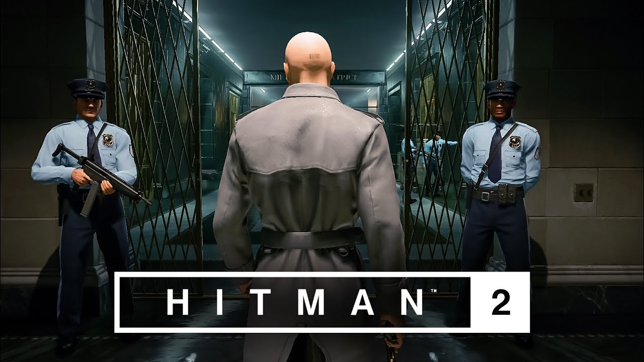 HITMAN™ 2, сложность «Мастер» — «Ограбление банка», Нью-Йорк (только костюм «Бесшумный убийца»)