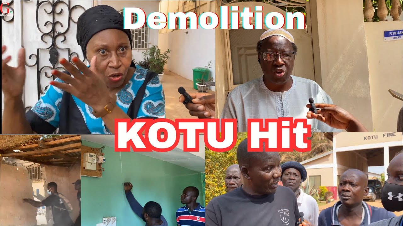 Kotu Residents Surprised in Demolition - Fire Station NOT Spared | The Gambia