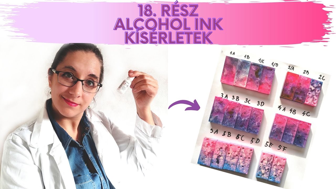 18. Rész. Alkohol ink kísérletek. 1.0 (Tényleg csak a véletlenen múlik?)