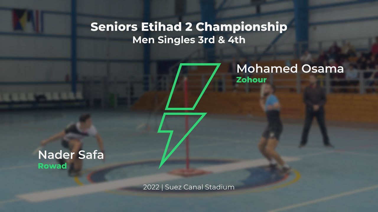 Speedball | Nader Safa vs Mohamed Osama | Full Match | 2022 Etihad 2 Seniors 3rd & 4th