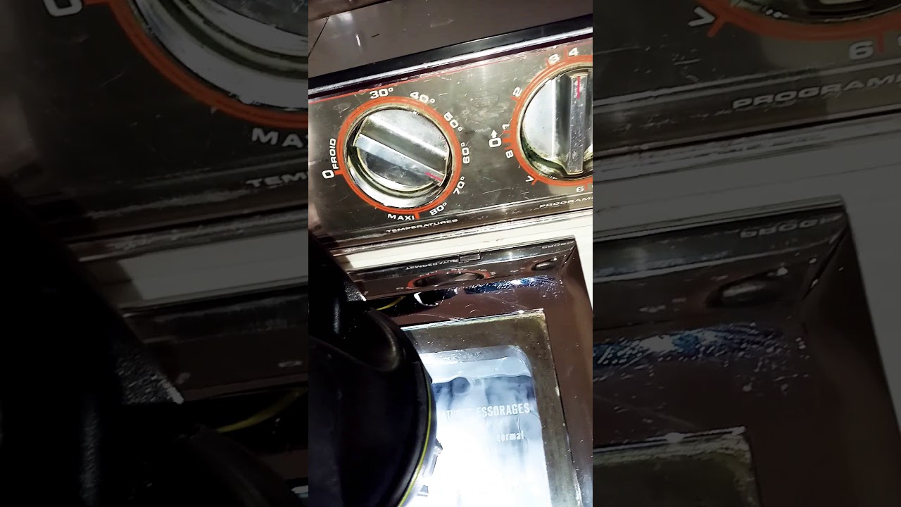 Lave linge vedette 834 super partie 2