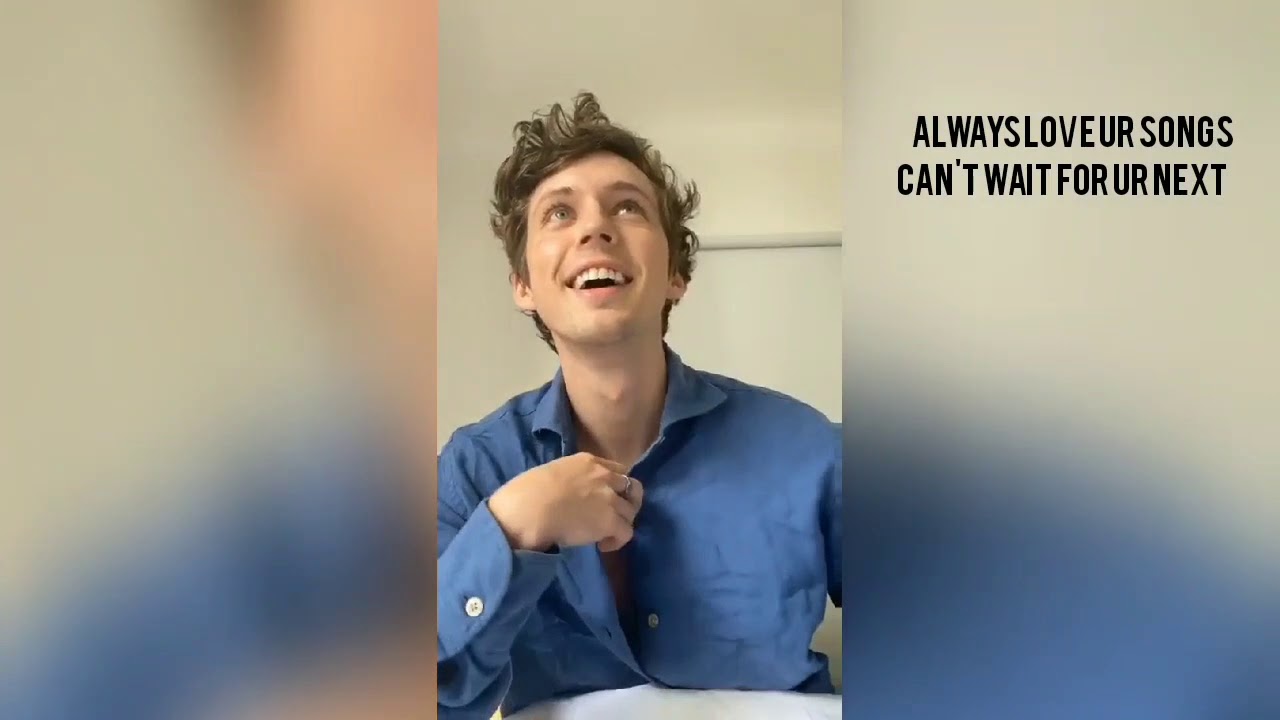 Happy Troye Sivan Tried To Leak His Own Song ( IG Live)