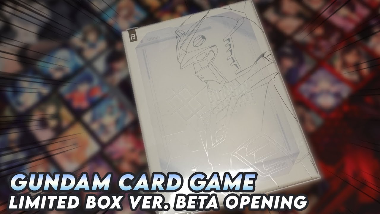 The Hunt for the Lacus-sy Begins!!! Gundam Card Game Beta Box Opening!