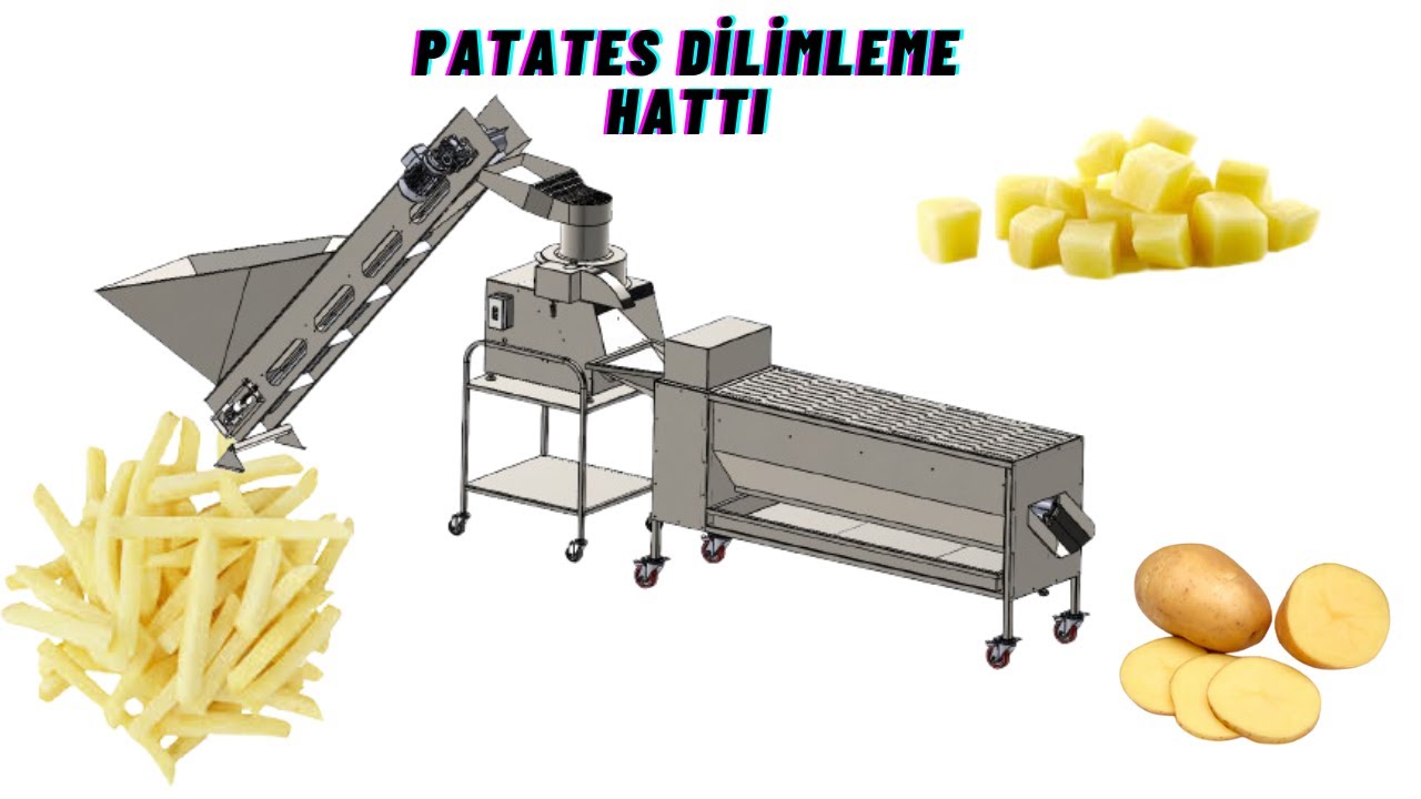 Patates Dilimleme Hattı/potato production line