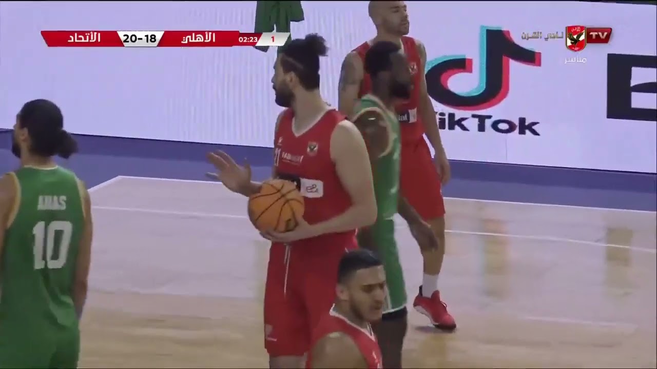 مباراة #الأهلي 🆚 الاتحاد السكندري في نهائي دوري السوبر لكرة السلة - رجال 🏀💪🏻 15-5-2023 🗓️