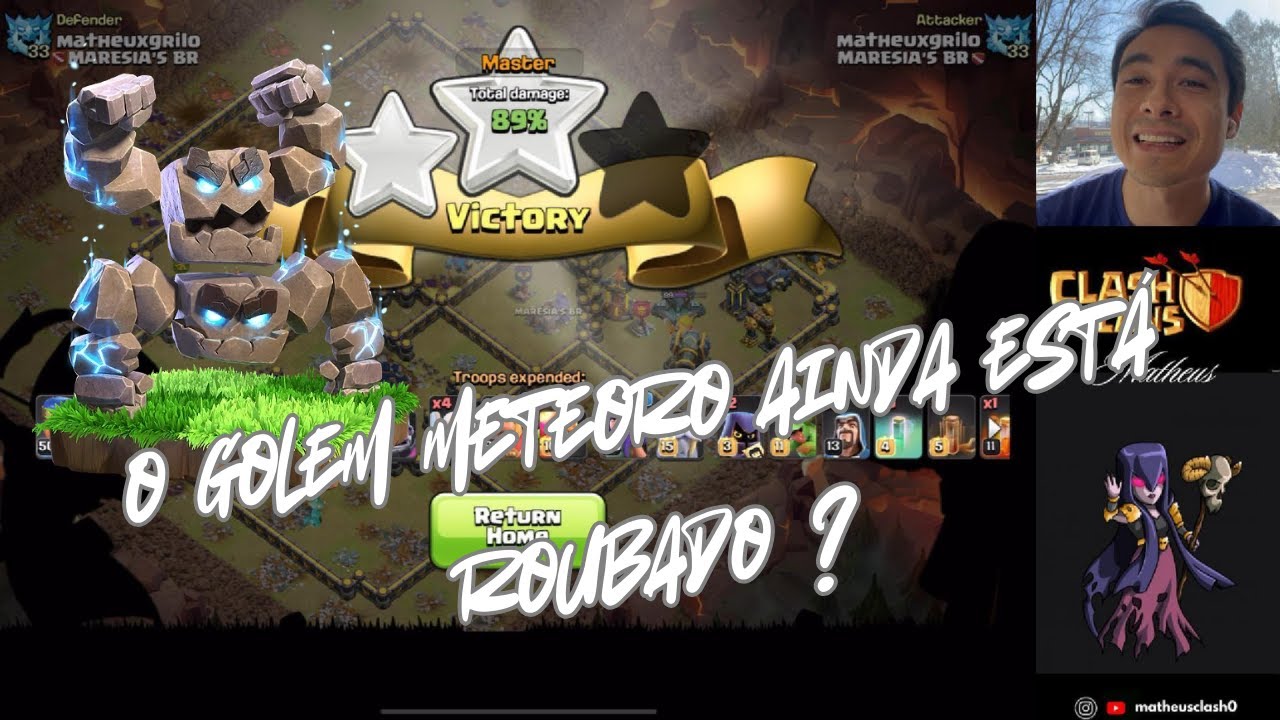 O GOLEM METEORO AINDA ESTÁ FORTE DEPOIS DOS NERF