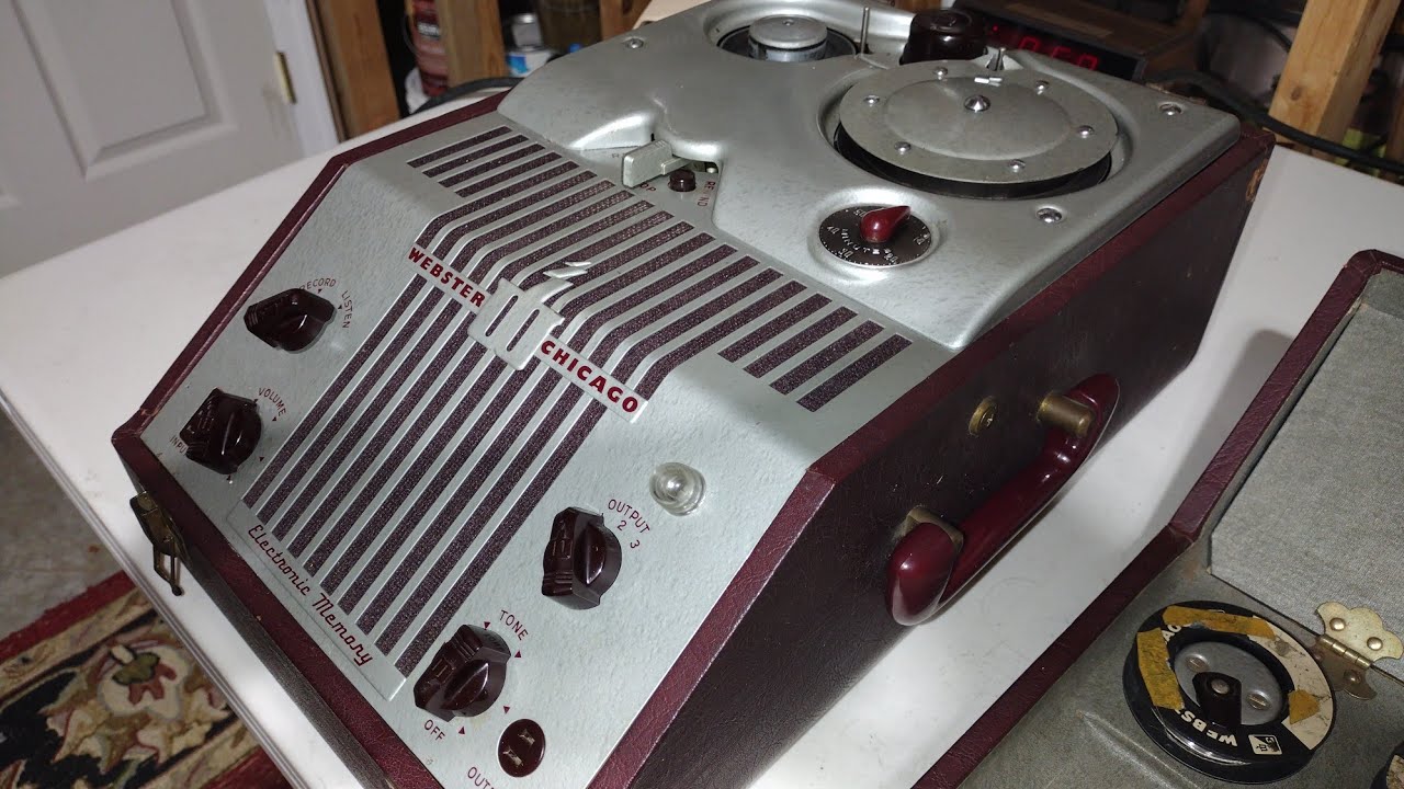 1949 Webster Chicago wire recorder model 180-1