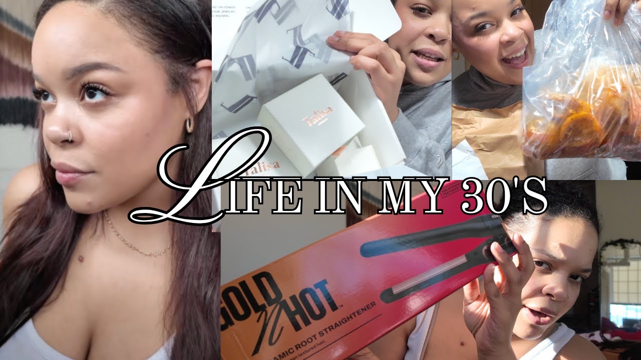 VLOG - Trying New hair tools - Gold & Hot | Marshalls furniture | car chats and more!