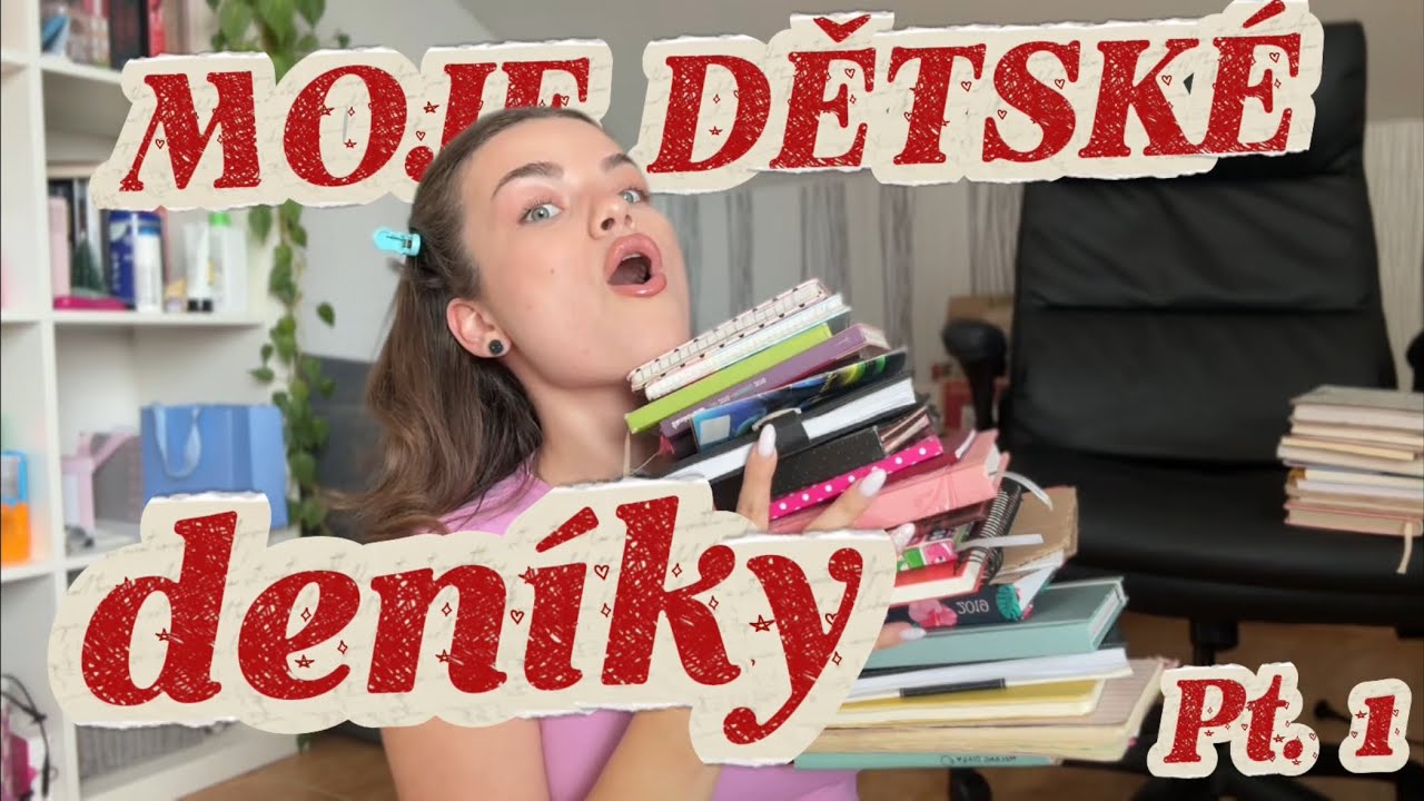 moje dětsk&eacute; den&iacute;ky | co jsem si psala? | part 1 - di&aacute;ře 