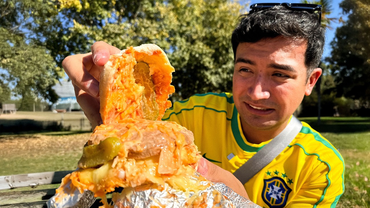 PROBÉ LA COMIDA CALLEJERA DE LA UNIVERSIDAD DE CHILE