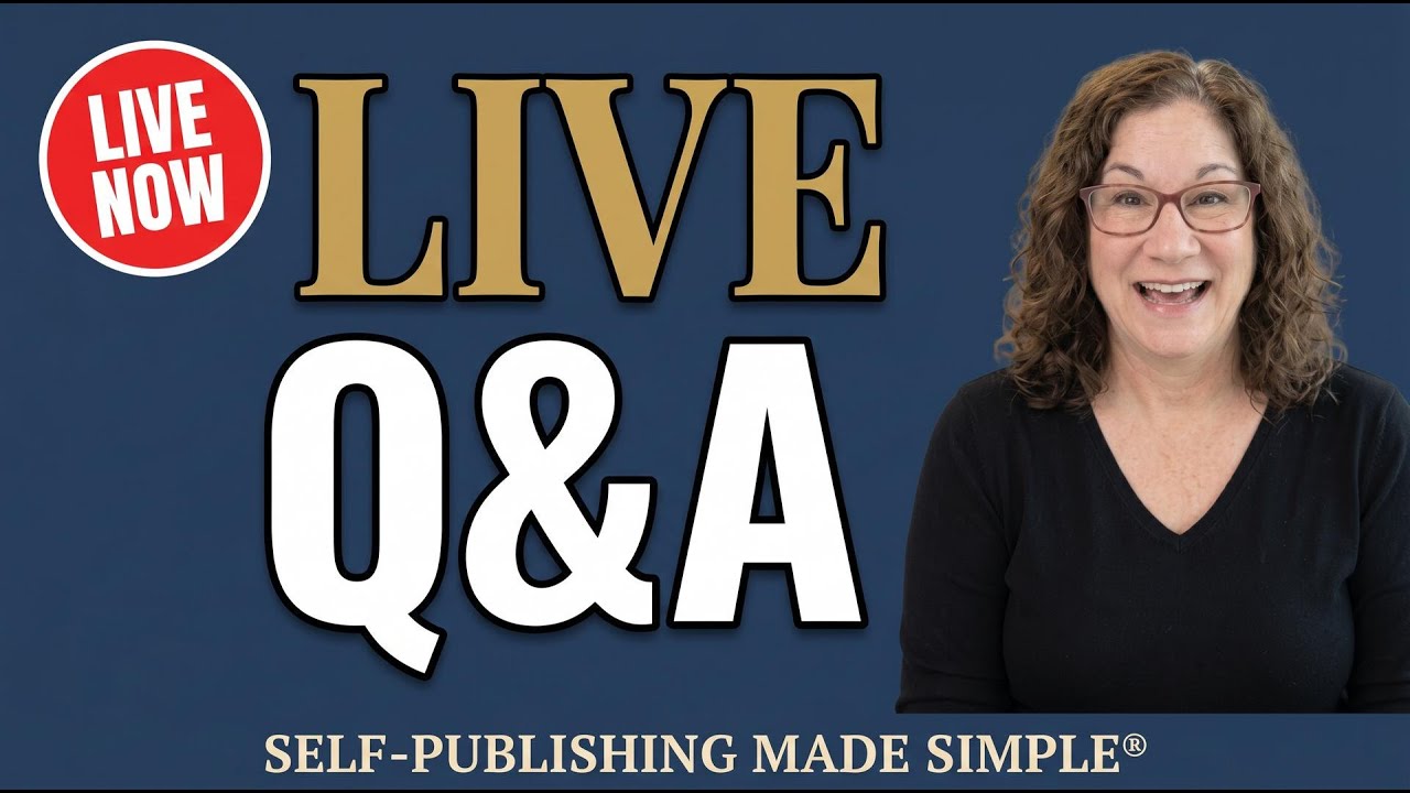 LIVE - Ask Me Anything About Self-Publishing