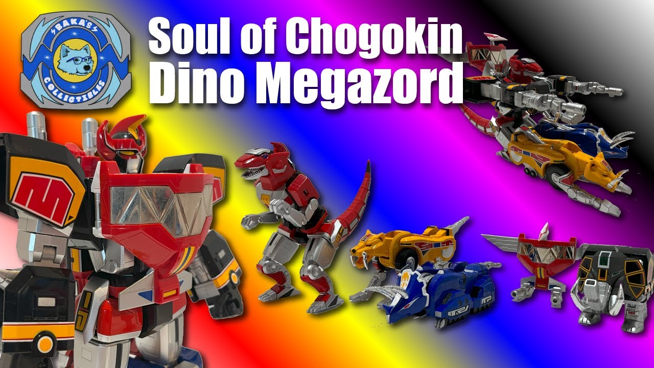 Soul of Chogokin Dino Megazord Review - Mighty Morphin Power Rangers