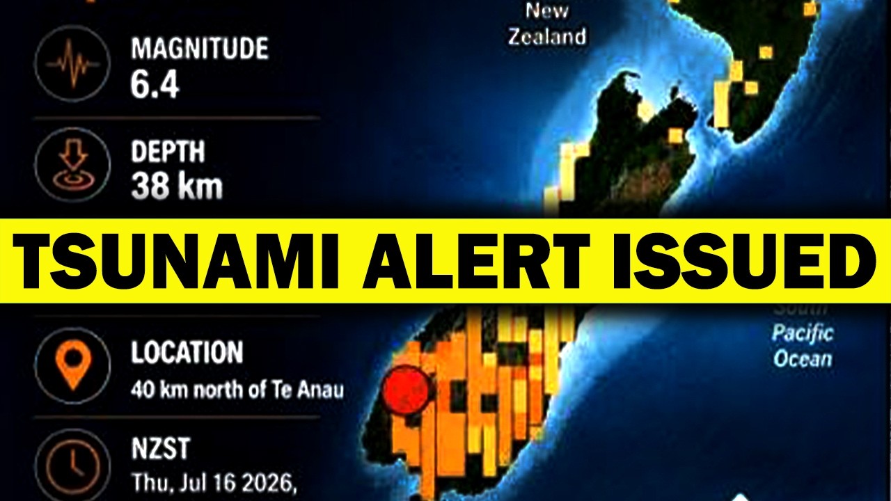 BREAKING | TSUNAMI ALERT | 5.6 Earthquake Hits New Zealand