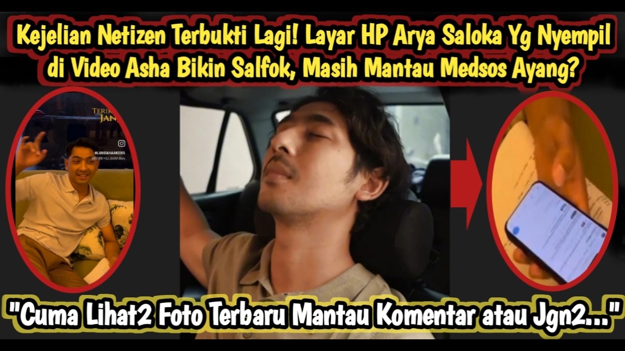 KEJELIAN Netizen Terbukti Lg! Layar HP Arya Saloka Yg Nyempil Bkn Salfok, Masih Mantau Medsos Ayang?