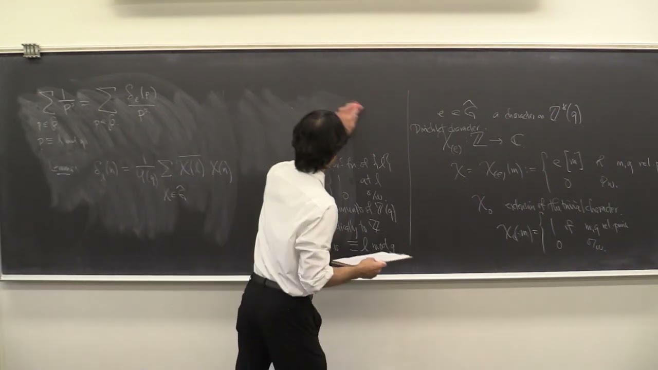 Math 139 042125 Dirichlet's Theorem Part II Reduction of Problem and L-functions