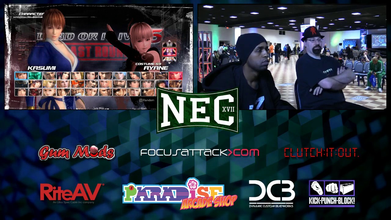 NEC Day 1 DOA5:LR Pool Play & USFIV Top 8