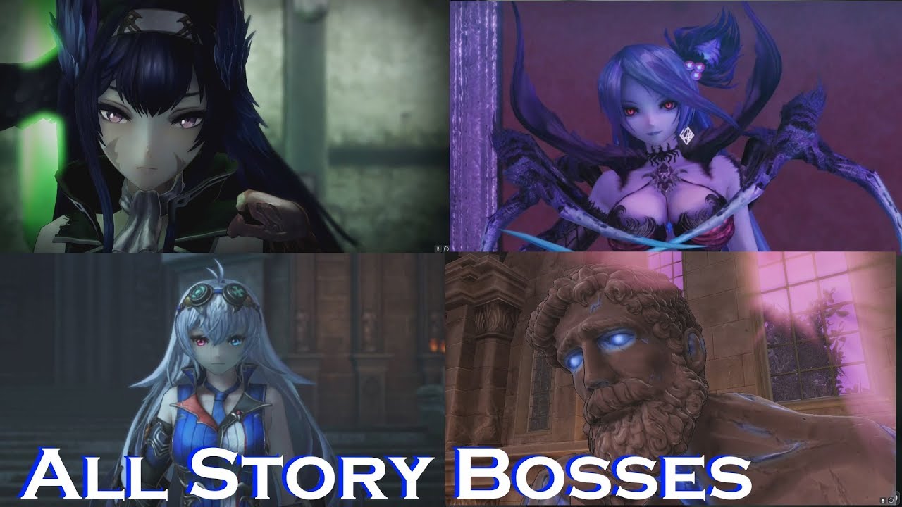 Nights of Azure 2 Boss Fights & Ending (Fast / NG+)