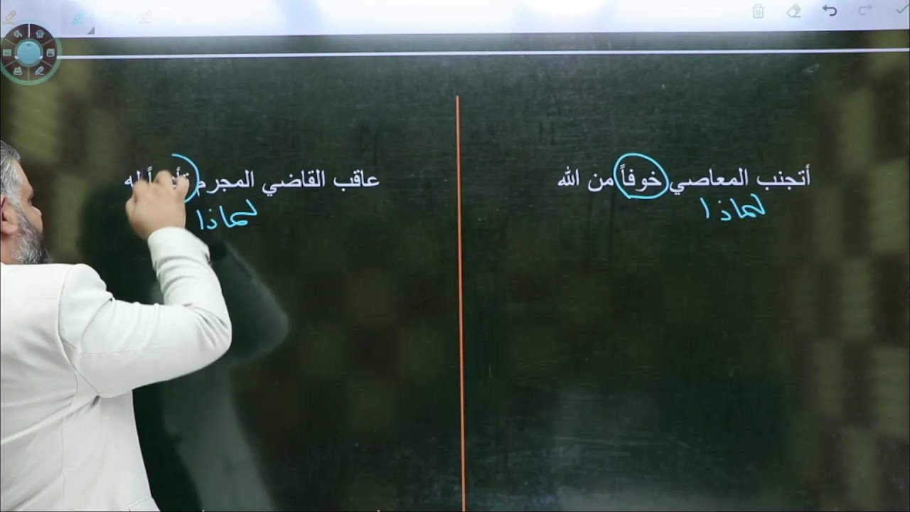 مراجعة الوحدة الثانية I للصف التاسع I  اللغة العربية - أ.رعد قصول
