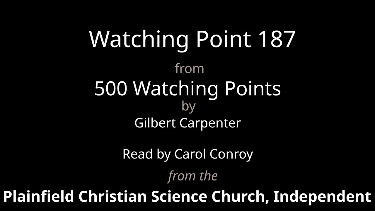Watching Point 187, from 500 Watching Points by Gilbert Carpenter