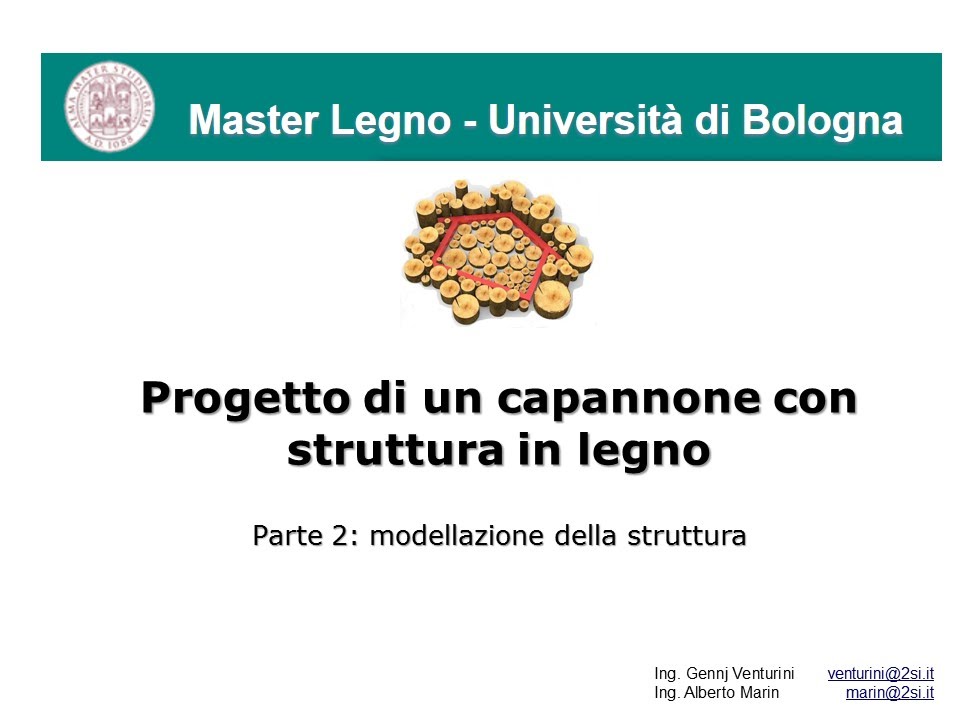 02 Progetto di un capannone con struttura in legno e XLAM